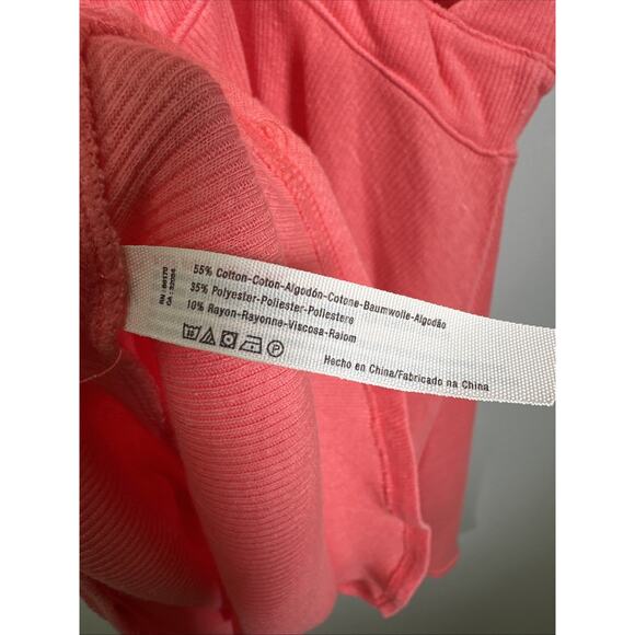 Free People FP Beach Mini Dress S Strappy Coral Pink‎ Sleeveless Comfy - Picture 5 of 7